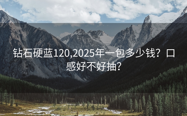 钻石硬蓝120,2025年一包多少钱？口感好不好抽？