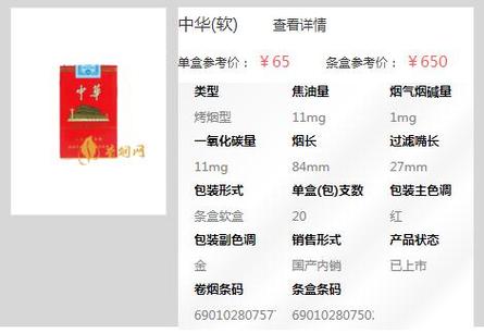 软中华香烟价格多少钱一条 第3张 软中华香烟价格多少钱一条 第3张