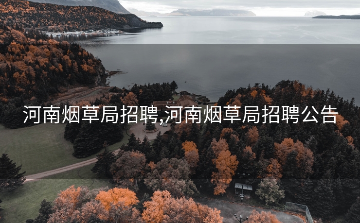 河南烟草局招聘,河南烟草局招聘公告